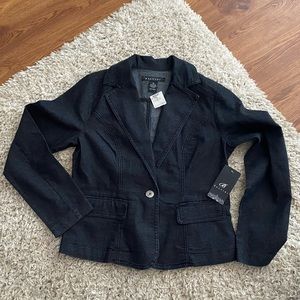 Baccini Black Denim Blazer
